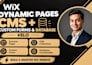 bulid wix dynamic pages cms custom forms database functionality